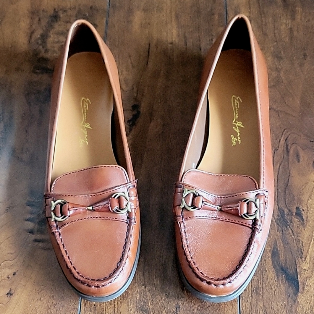 Etienne Aigner leather Elsie loafers size 10